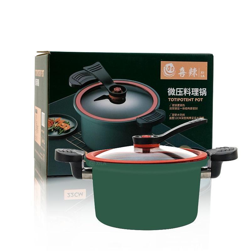 Nồi Áp Suất Chống Dính Dung Tích 3.5 Lít Nồi Hầm Hàn Quốc Nhỏ Gọn 22cm Dùng Được Cho Cả Bếp Từ