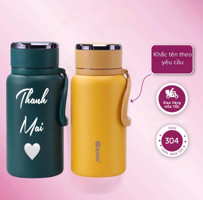 Bình Giữ Nhiệt Khắc Tên Inox 304 Mã L32 Dung Tích 1000ml 1280ml 1500ml Giữ Nhiệt 24 Tiếng - Bình Giữ Nhiệt BaoL