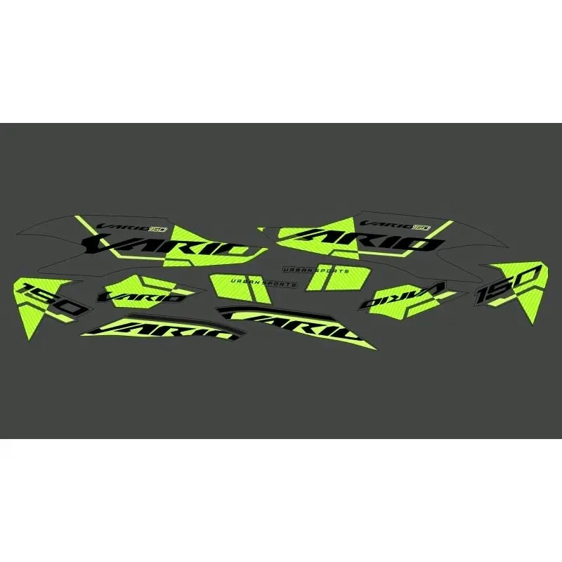 COD STICKER STRIPING TRANSPARAN HONDA VARIO 125CC DAN 150CC TAHUN 2018 SAMPAI 2021 MOTIF MALAYSIA BAHAN MAXDECAL VIRAL Motorcycle 5