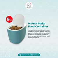 Gambar M-Pets Stoko Food Container 6 Kg / Tempat Penyimpanan Makanan Hewan dari M-Pets Volk Pets Indonesia Kota Tangerang 4 Tokopedia