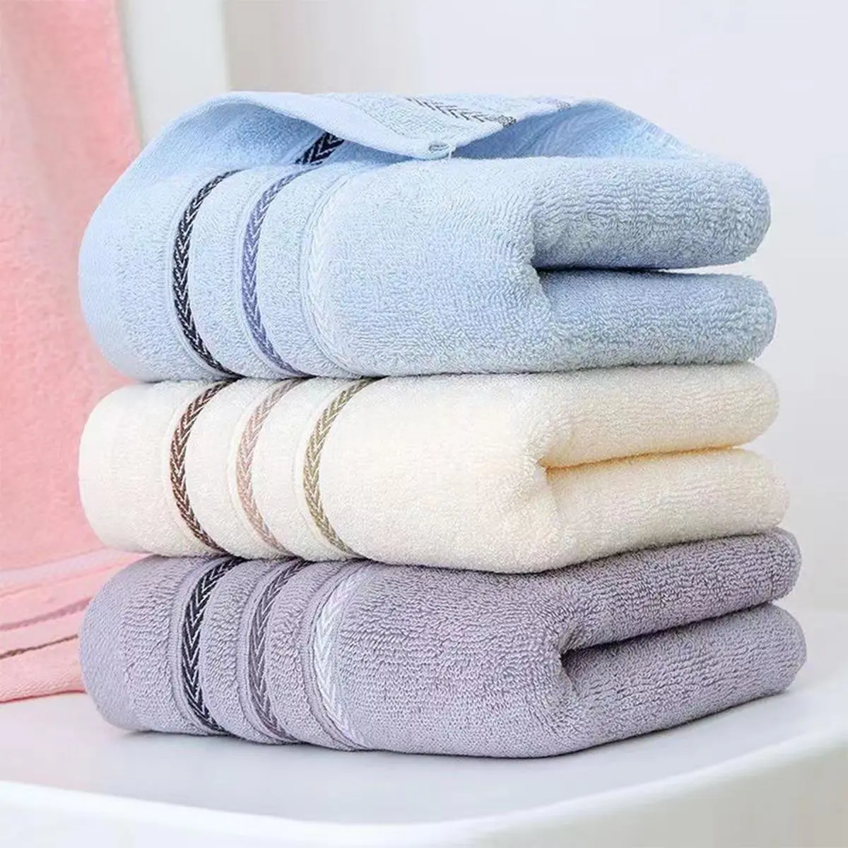 Cotton Towel Adult Soft Absorbent Wash Bath Towel Thick Towel Cotton Wash Bath Towel Household Men And Women Cotton Absorbent No