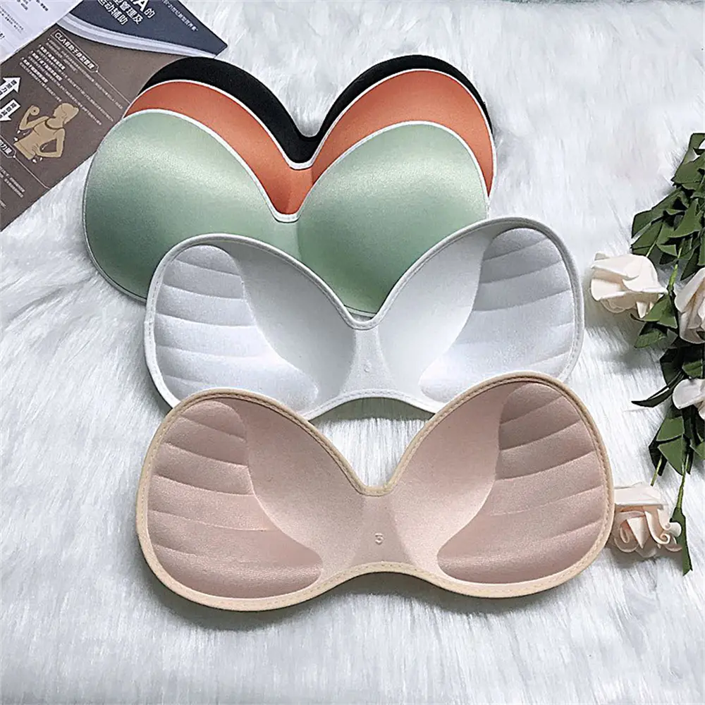 Đệm Ngực Bằng Bọt Biển, Dày Trung Bình (1,8cm), Bọc Chặt, Thích Hợp Cho Thể Thao, Áo Ngực Độn Ngực, Áo Vest Làm Đẹp, Chèn Đệm Ngực