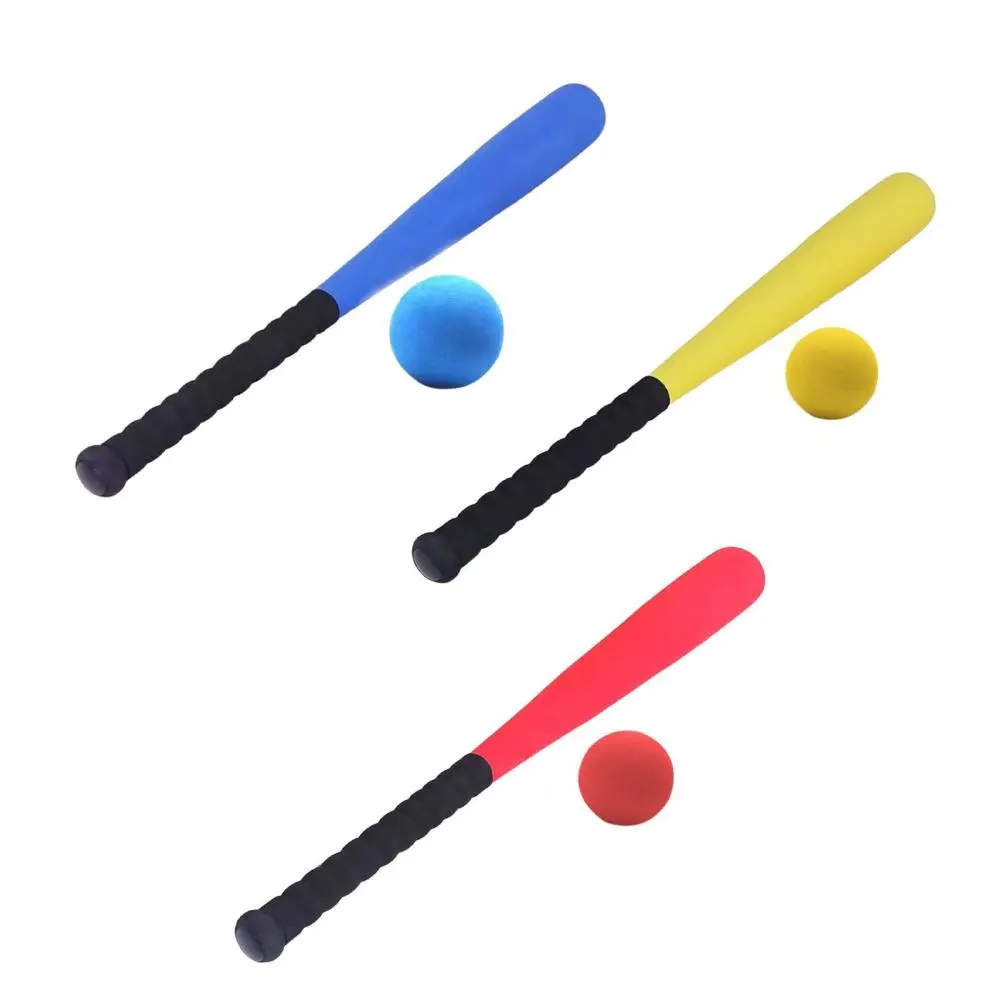 Kids Foam Baseball Bat and Ball Set T Ball Set for Training Game Playing