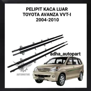 weather strip karet pelipit kaca pintu luar Avanza VVT-i 2004-2010