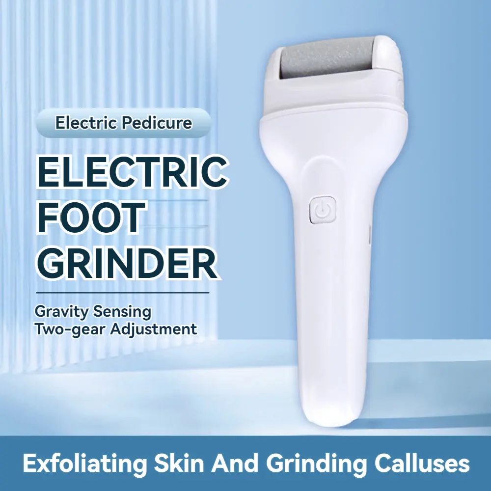 Foot Scrubber Files For Callus Remover Electric Callus Remover Electric Foot File Pedicure Tools Rechargeable Feet Care for Dead Hard Cracked Dry Skin Foot File For Pedicure