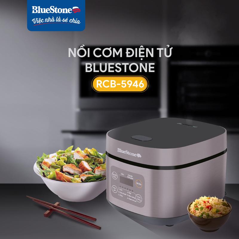 [KOL] Nồi Cơm Điện BlueStone RCB-5946 1.5 Lít Cooker Nấu Ăn
