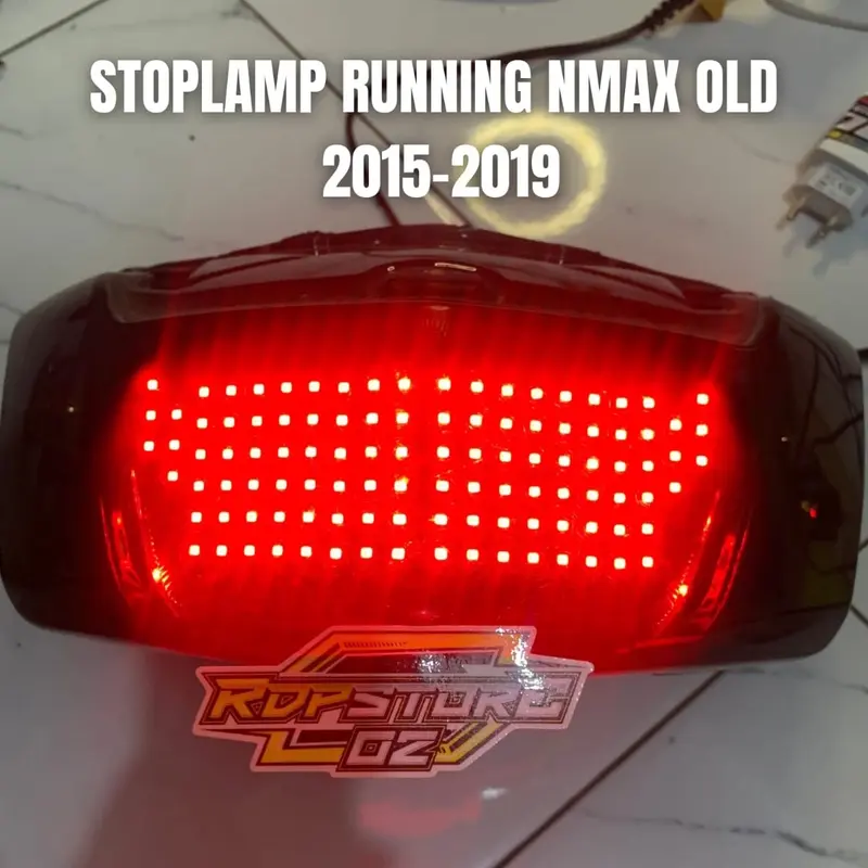 Lampu stoplamp running nmax old 2015 2016 2017 2018 2019 10 mode otomatis kedipan 0