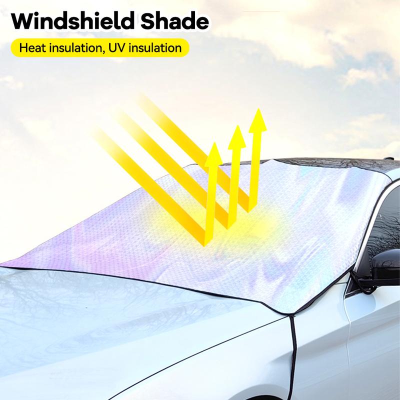 Folding Car Windshield Sun Shade Cover Visor Protector Anti UV Sun Windscreen Colorful Auto Interior Accessories #477479 0