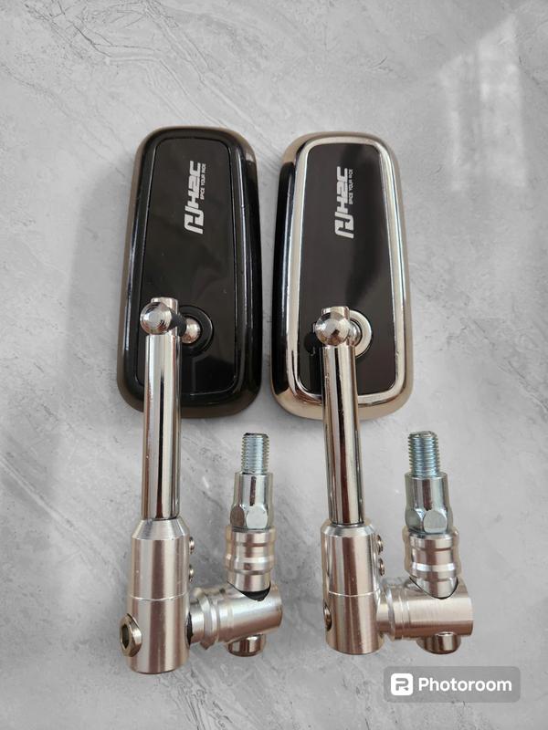 [KÍNH H2C NHÔM CHÂN XOAY360] Gương chiếu hậu H2C CAO CẤP chân ngắn nhôm CNC mặt kính trắng, dành cho tất cả các dòng xe máy, ốc 10li kính chiếu hậu xe máy cao cấp Phụ Tùng Cao Su Phụ Kiện