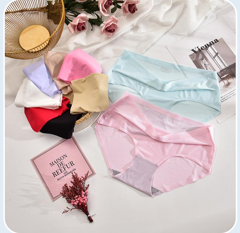 ᵖGˡiͣʸrl Celana Dalam CD Seamless Tanpa Jahitan Mulus Model Polos 1086 Fit Katun Wanita  Waist 0