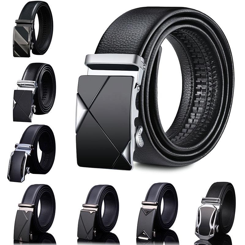 Thắt lưng nam da bò cao cấp chiều dài 120CM Dây nịt phong cách hàn quốc khóa tự động EASEL Voi Cua