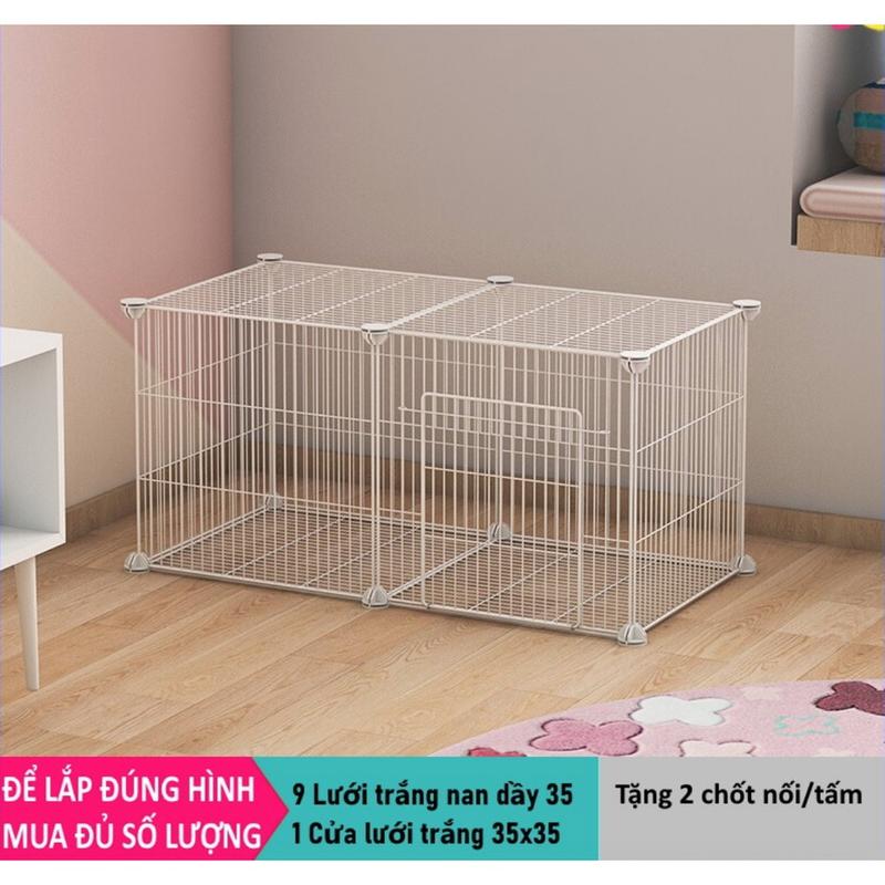 Cửa Lưới Chuồng Quây Chó, Mèo, Chuột, Thỏ (Bán Theo Tấm, Tặng 2 Chốt/Tấm) 6