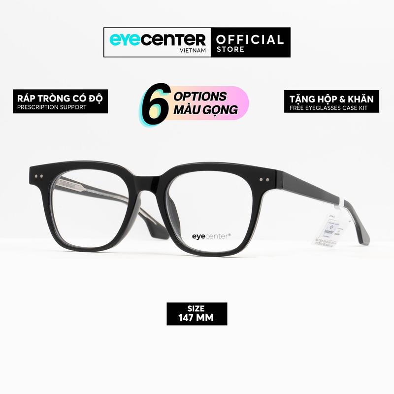 A68 Gọng kính cận nam nữ chính hãng EYECENTER #A68 lõi thép chống gãy nhập khẩu by Eye Center Vietnam