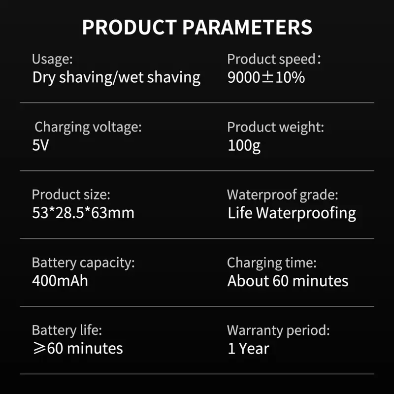 Supernova R12 Electric Shaver Mini Portable Alat Cukur Kumis Jenggot 360 shaving Waterproof 8