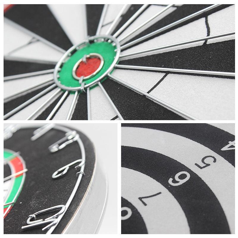 Product Introduction of Dart Board Original Thickening Double-sided Dart Board Set With 6 Dart Pins 18/17/12 inch Family Office Game Dartboard Sports darts dart  board 22