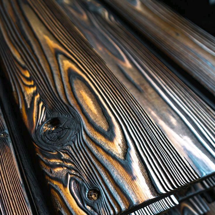 Jati Belanda motif bakar 1.5x8x110cm Kayu 0