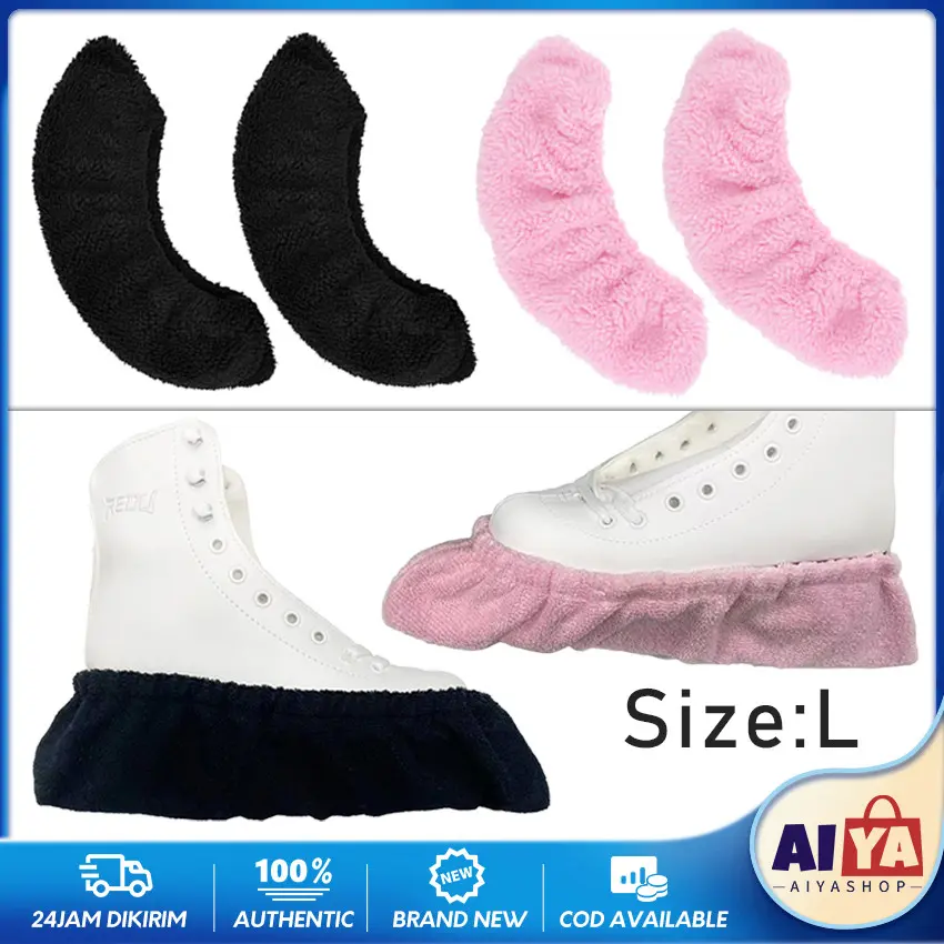Skate Blade Guard Bladeguard Protector Cover Ice Skating Shoes Bahan Kain Mewah Aksesoris Pelindung Pisau Sepatu Seluncur Es Figure Skating Hockey