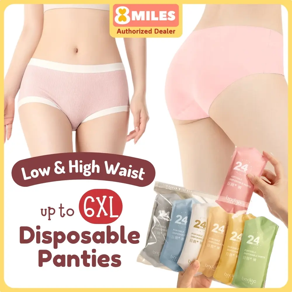 [4pcs/5pcs/7pcs Pack] Woman Disposable Panties Cotton Maternity Seamless Underwear Postpartum Travel Pregnant Confinement OBS by 8miles