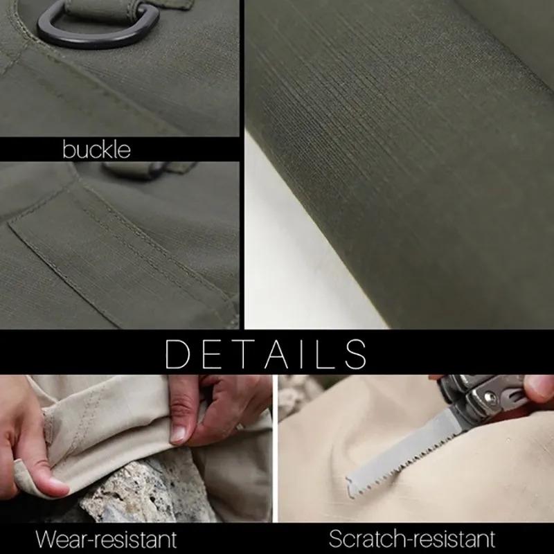 Product Introduction of High quality work pants cargo pants 6 pockets artificial tactical pants overalls trousers multi-pocket pants waterproof sweat-absorbent training workwear 11