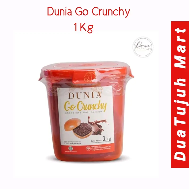 DUNIA G0 Crunchy Chocolate Malt Spread 1 kg 1