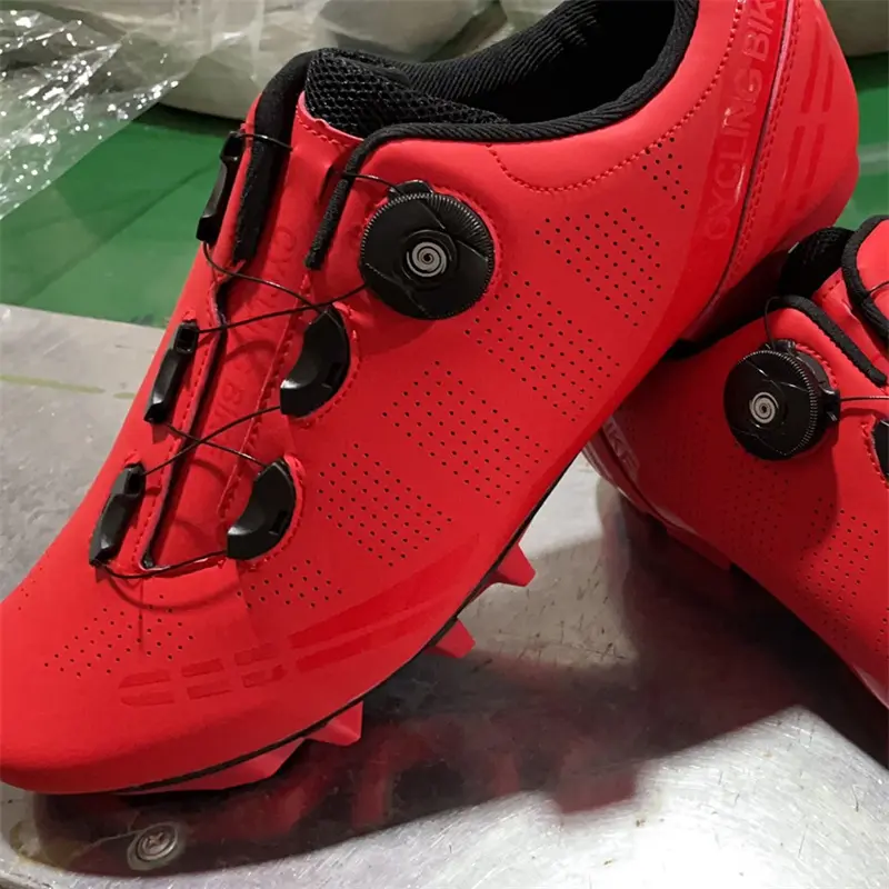 37-47 Cleats Shoes Men and Women Cycling Shoes Road Bike Shoes Men Mountain Men MTB Cycling Sport Shoes for Bike with Lock Outdoor Bicycle Shoes Sneakers Plus Size