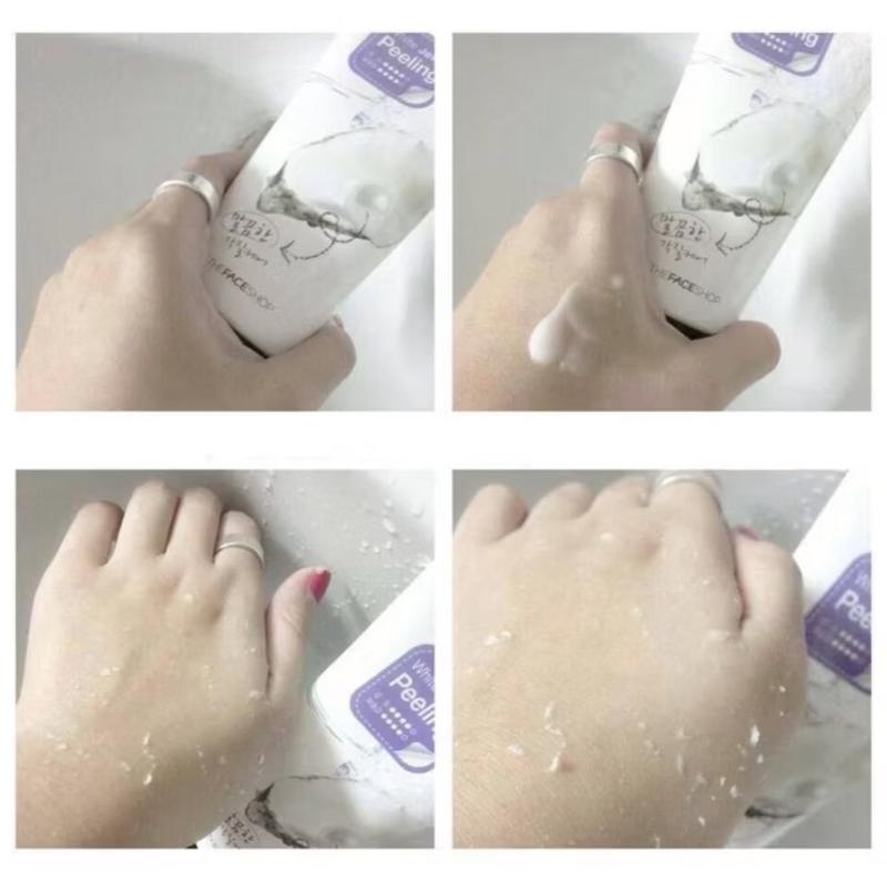 Hàng Chính Hãng- ￼Tẩy Da Chết NgọcTrai - White Jewel Peeling The Face Shop Smart Peeling 120ml serum  halong Skincare 3