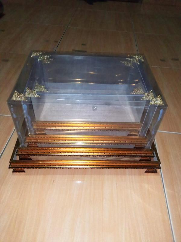 Product Introduction of Kotak Hantaran Pengantin Frame Fiber Isi 4 Bok Elegant Tempat souvenir pernikahan kotak seserahan nikah buket wisuda 32