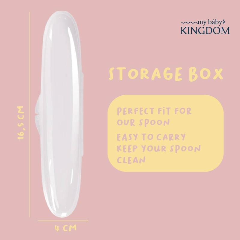 My Baby Kingdom Sendok Silikon Anak (include box) Sendok Anak Mpasi 6