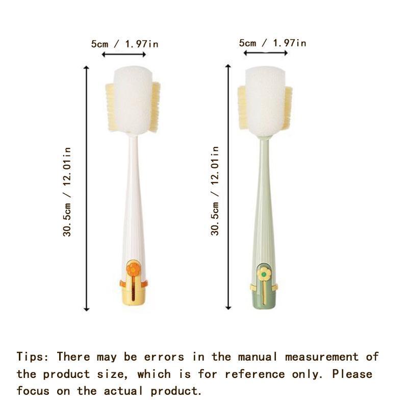 Product Introduction of 480ML Coffee Vacuum Flask & Multifunctional Cup Brush, 1 Count Insulated Drinking Cup with Straw & 1 Count Cleaning Brush, Drinking Cup for Home Office Use 2