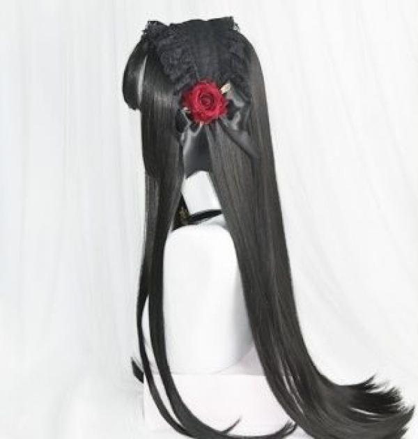 Product Introduction of Princess Qi Bangs Riman Cut Style Long Straight Hair Wig for Women DAIA Wig Layered Hair Extension 5