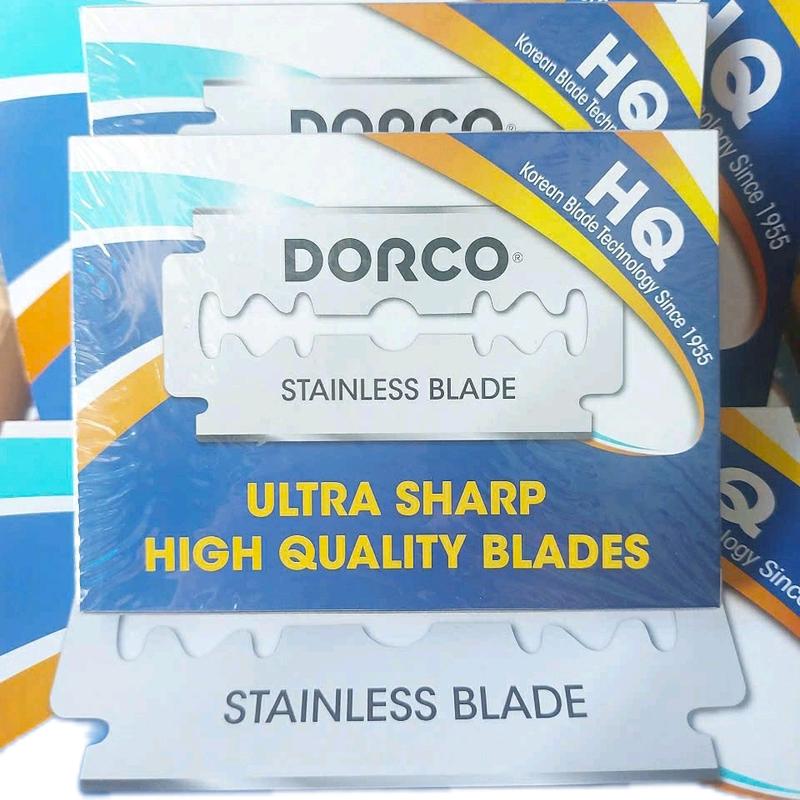 Hộp 100 lưỡi lam Dorco HQ trắng siêu bén Cạo Râu dao