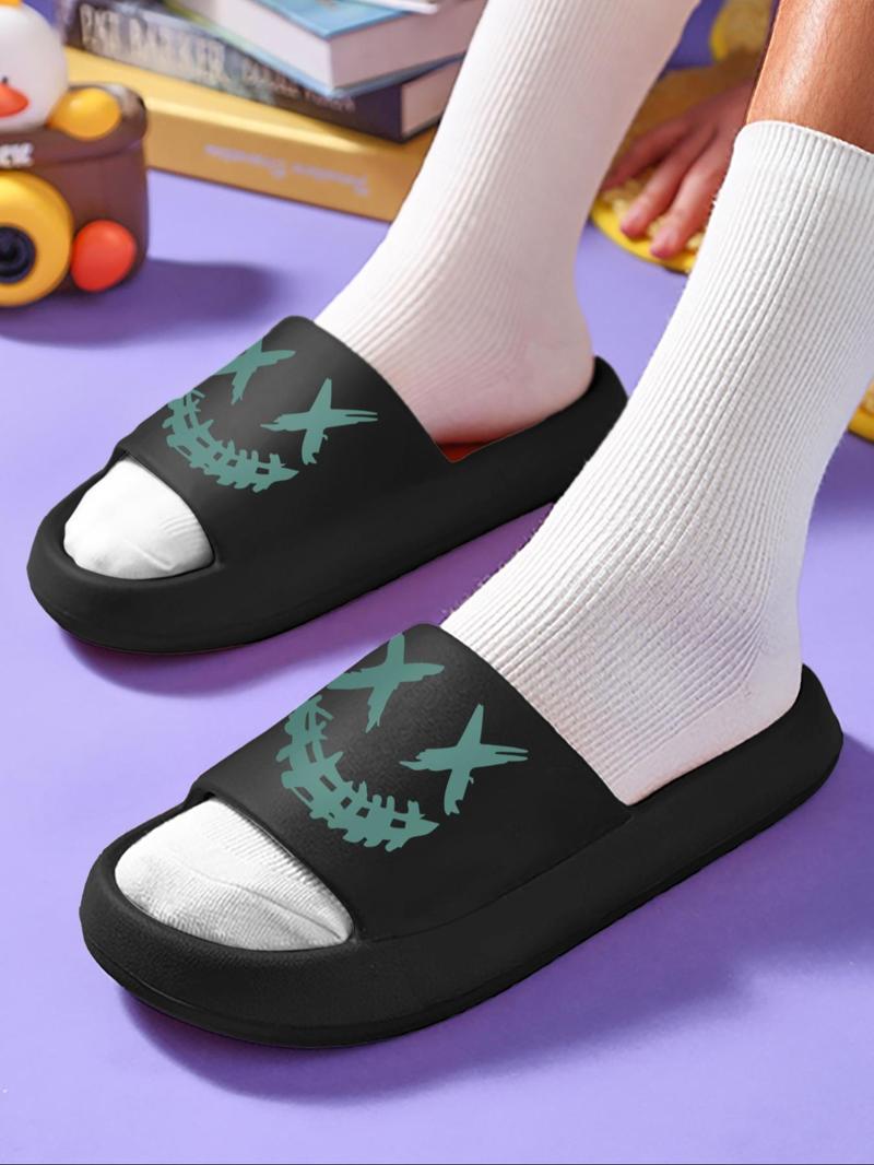 Product Introduction of Men's Casual Cartoon Pattern Slippers, Lightweight Breathable Comfortable Home Slippers, Non-slip Soft Slippers for Indoor & Outdoor Wear 12