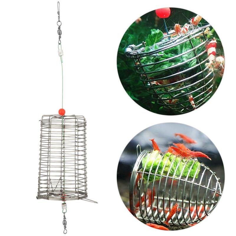 Product Introduction of Portable Shrimp Catch Holder Fishing Tackle Fishing Lure Trap Food Feeding Aquarium Bait Feeder Fishing Bait Cage 17