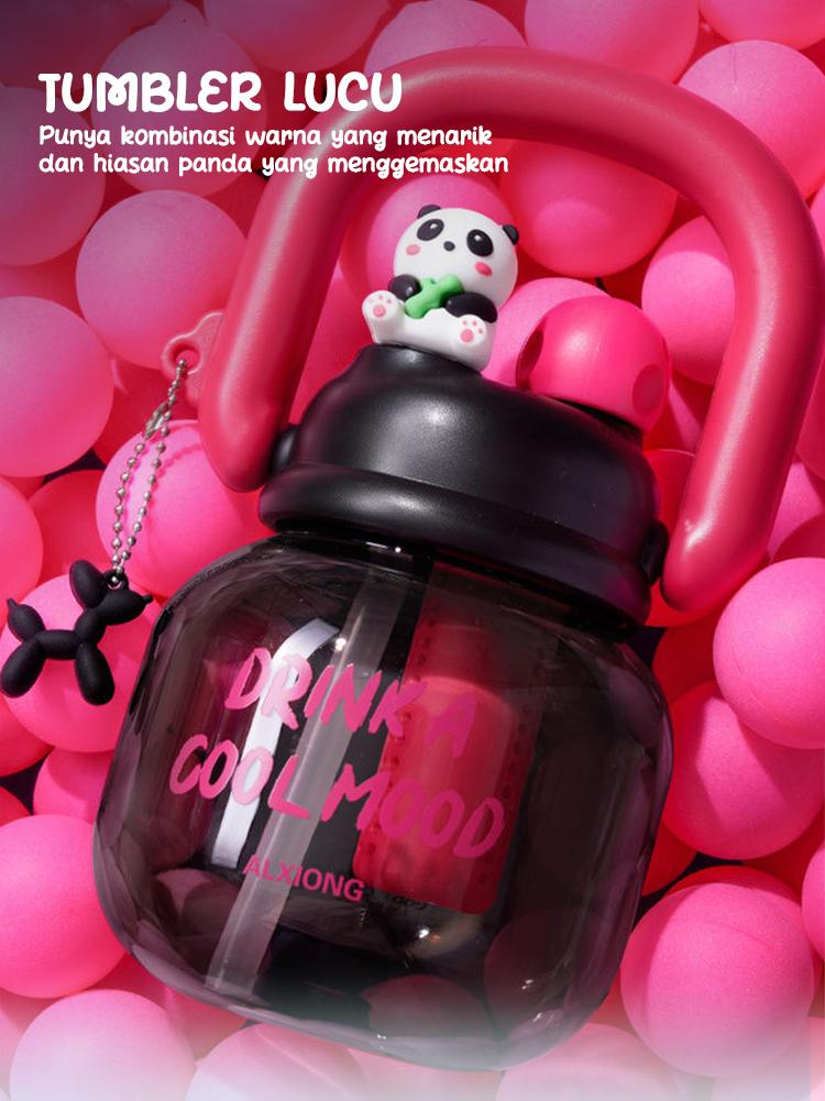 ANGOLA Tumbler Botol Air Minum W04 Infused Water Gemoy Lucu Motif Panda Botol Anak Sekolah Kantor Travel ANGOLA Tumbler Botol Air Minum W04 Infused Water Gemoy Lucu Motif Panda Botol Anak Sekolah Kantor Travel