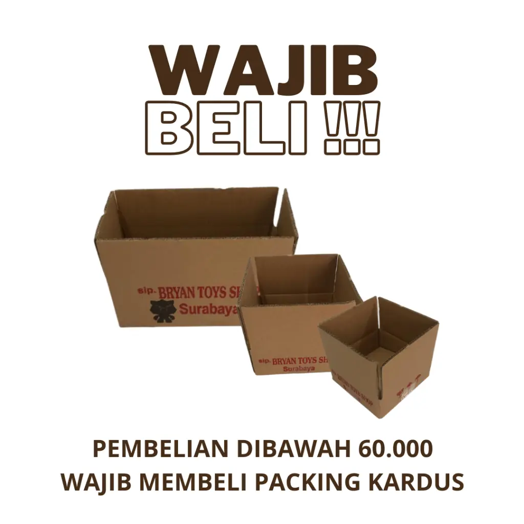 WAJIB PACKING KARDUS UNTUK PEMBELIAN DIBAWAH 60rb