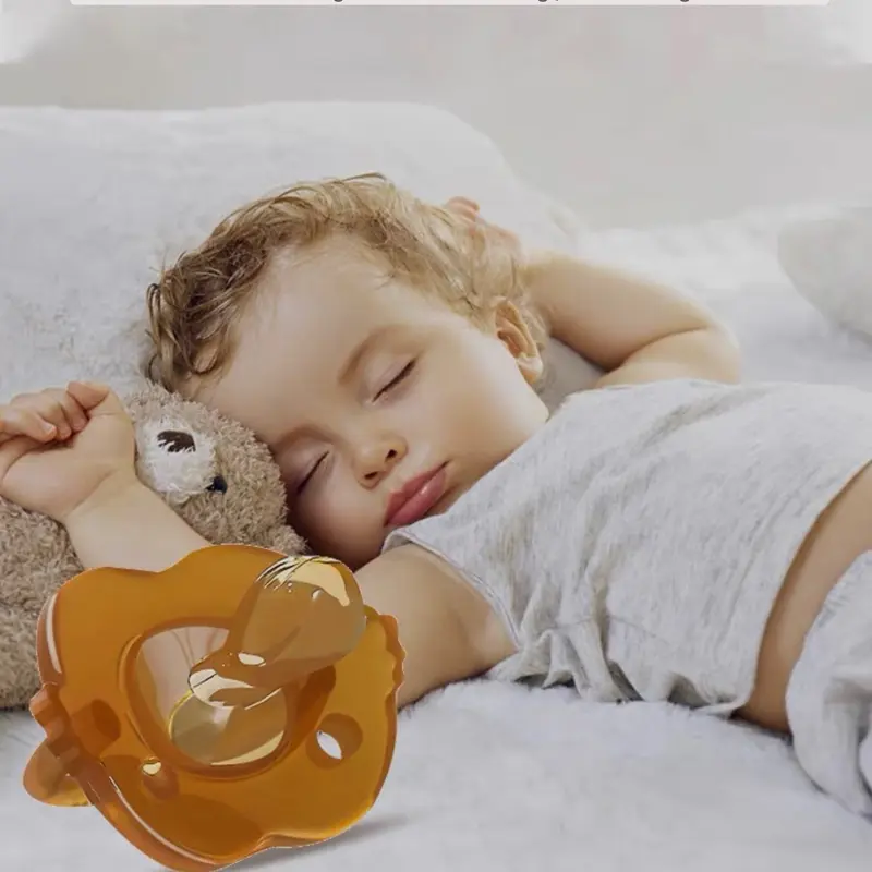 Ti giả cho bé kidzoo.cm ngày và đêm bằng silicone từ 0 - 24m Cao Su 2
