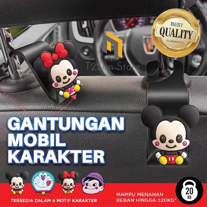 Gantungan Barang Mobil Karakter Kartun (1 pcs) Car 0