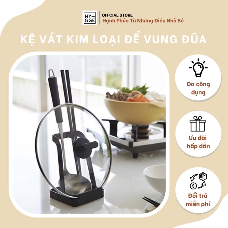 Kệ Vát Kim Loại Để Vung Đũa Lúc Nấu Ăn Nhà Bếp, Kitchen - HYGGE Mã SP1320