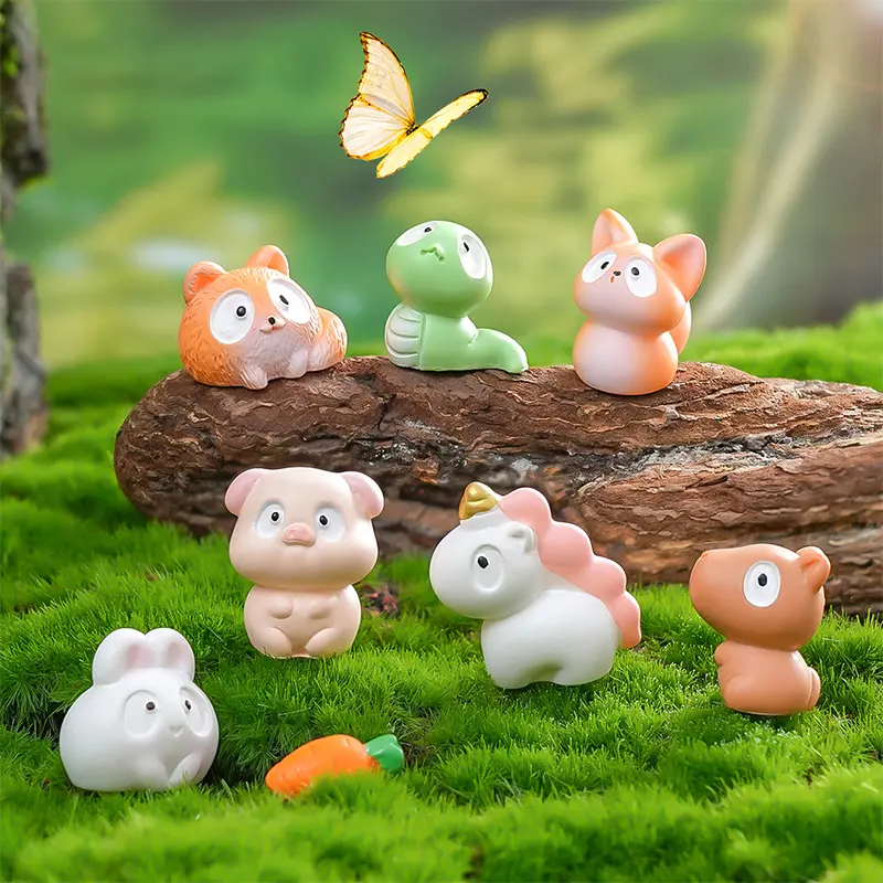 Đồ Trang Trí Nhỏ Dễ Thương, Capybara, Rắn, Thỏ, Động Vật Hoạt Hình, Cảnh Quan Siêu Nhỏ, Đồ Trang Trí Nhà Cửa, Phụ Kiện Nội Thất Ô Tô, Quà Tặng