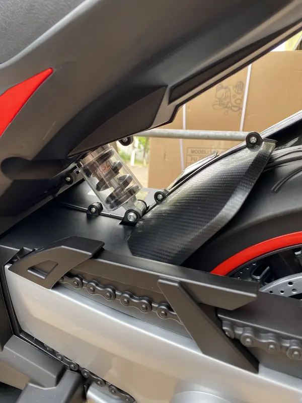 Xe Máy Mô Tô Điện Cho Bé XR racing Tay Ga, Chân Phanh, Kiểu Dáng Thể Thao 2 Động Cơ. Đồ Chơi 4