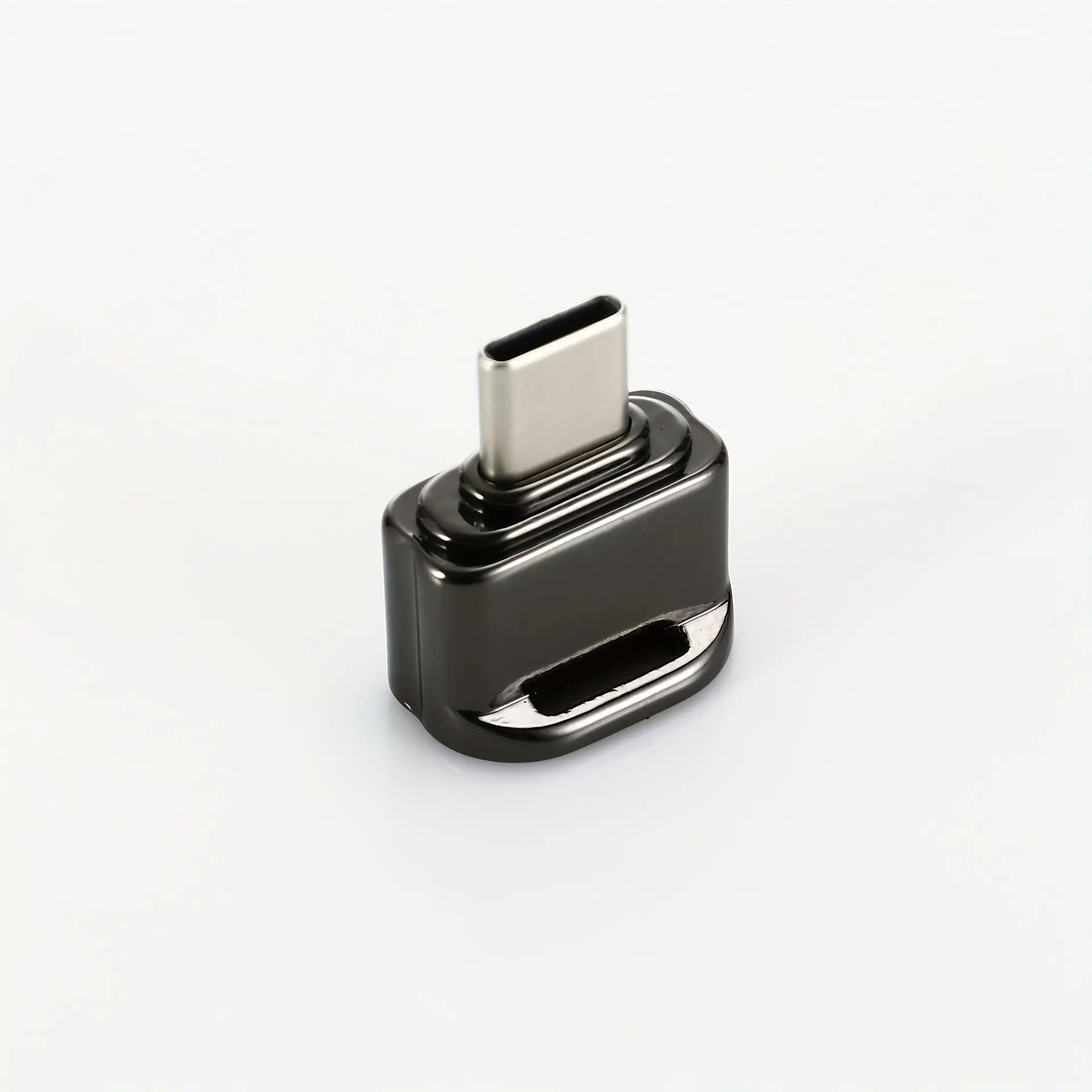 Type-C Micro SD Card Reader, OTG Adapter, USB-C to TF Memory Card Reader, Plug and Play, No Battery Required