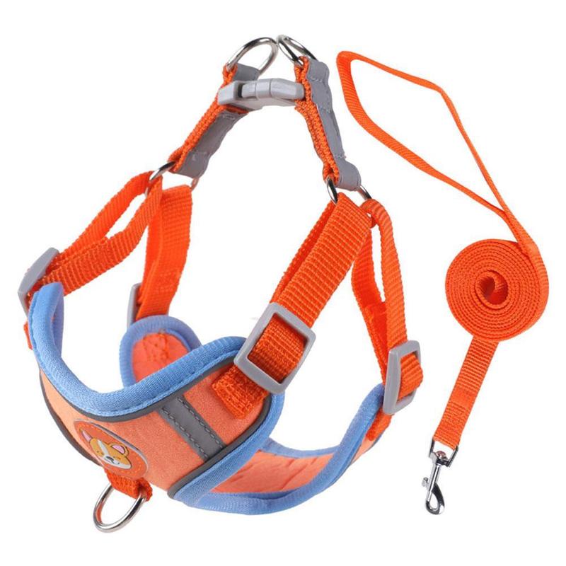 Product Introduction of Pet Dog Harness With Leash Reflective Vest Leash For Dog Cat Puppy Vest Harness 19