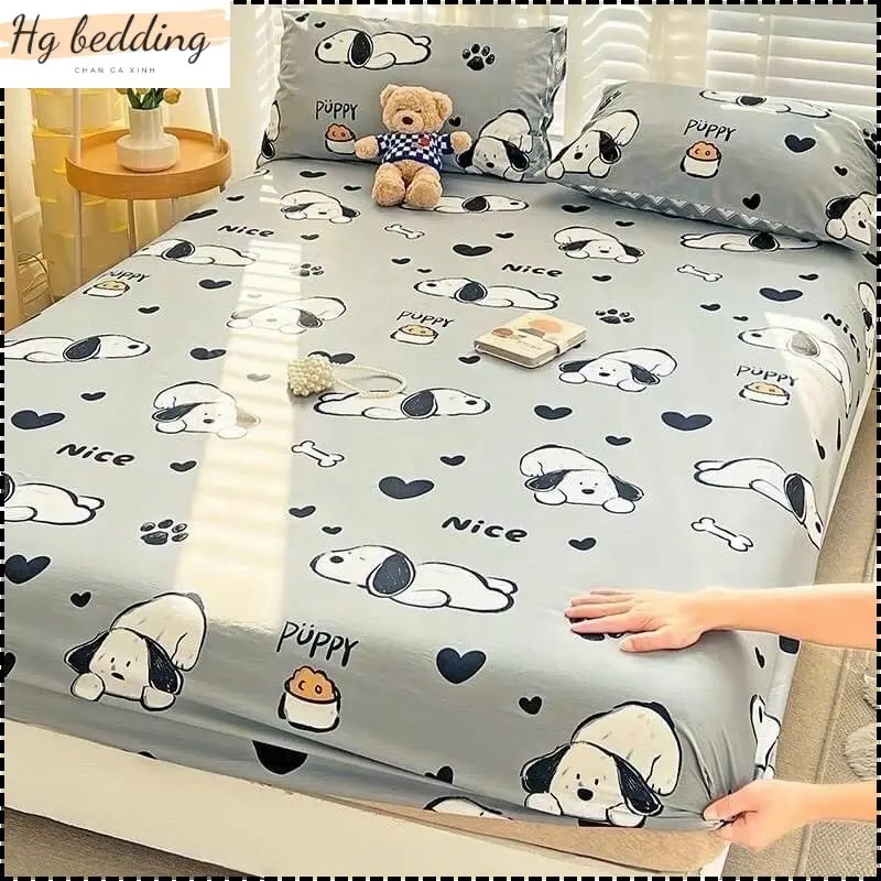 Bộ ga gối poly cotton 3 món Thoáng khí 1