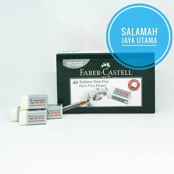 Penghapus Faber Castell Putih Kecil / Eraser Small White Faber Castell 0