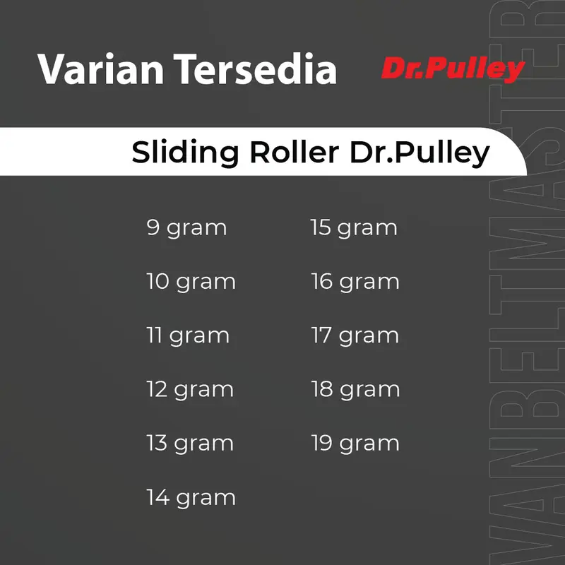 Sliding Roller Vario PCX Genio Deluxe Beat New 2020 Scoopy 2021 DR PULLEY 2015 BY VanbeltMaster 5