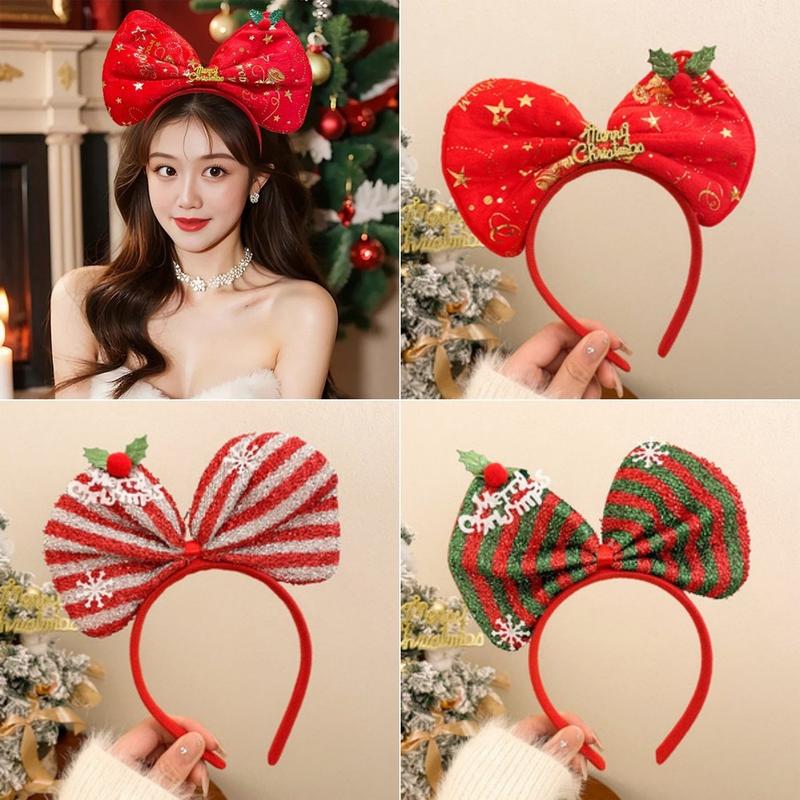  Băng đô Noel nhiều kiểu dáng đáng yêu phụ kiện cài tóc lễ hội Giáng Sinh CA00 