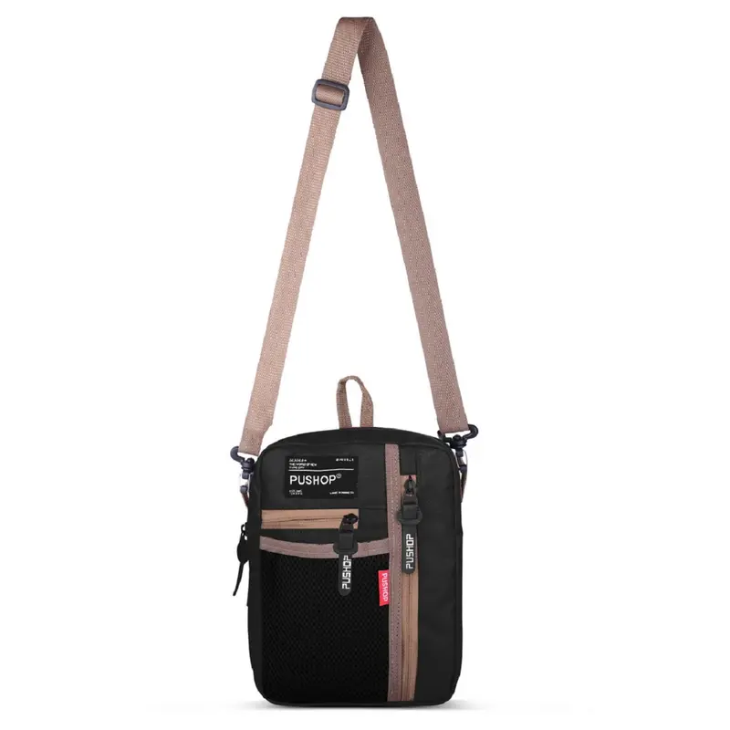 PUSHOP Tas Selempang Pria Wanita MARCO - Slingbag Uniseks Sling Bag Kasual Kanvas 2
