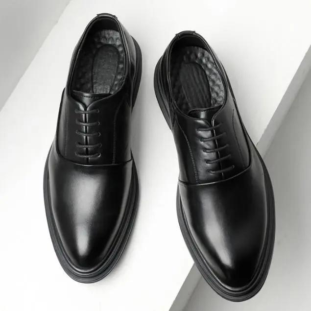 Giày Tây Nam GRIP Mẫu Mới Da Mềm Phù Hợp Cho Dân Công Sở, Đi Tiệc, Đám Cưới GTA47 (Có Size To 45 - 46)