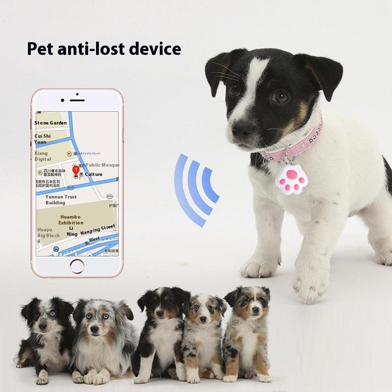 Product Introduction of (5 Batteries for Free)Intelligent 5.0 Bluetooth Dog Claw Anti Loss Device Bidirectional Alarm Keychain Pendant Bidirectional Object Searching and Positioning Tracker,tracking chip,chip tracking device,gps tracker,gps mini tracker Button Net 44