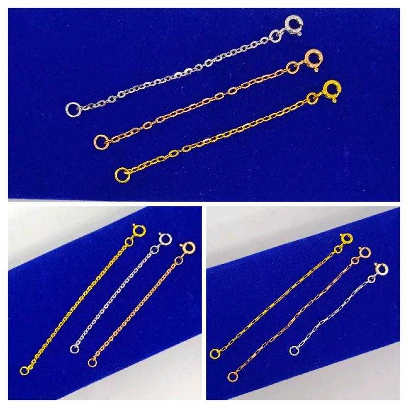 rantai extension - rantai penyambung kalung & gelang - perhiasan fashion 0